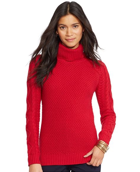 women's red sweaters.